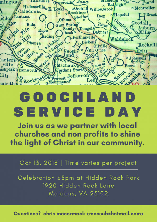 Goochland Service Day 2018 Grace Chinese Baptist Church of Richmond